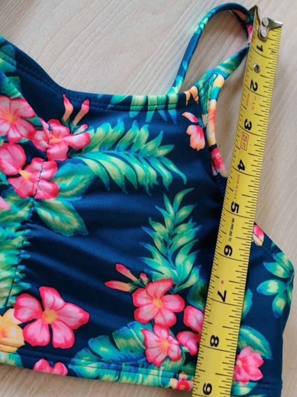 Art Class Girls Tropical Teal Bikini Size 14
